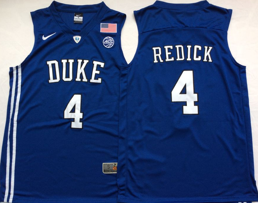 NCAA Men Duke Blue Devils Blue 4 REDICK